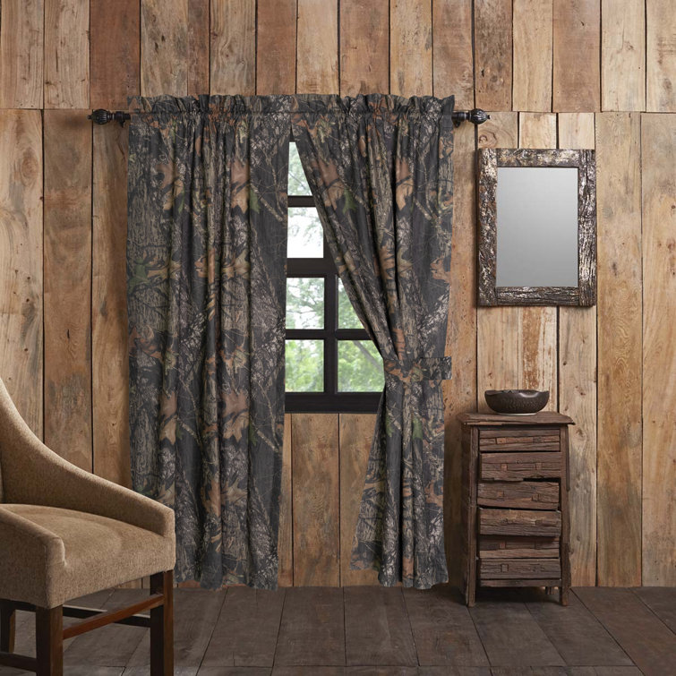 Mossy Oak New Break Up Camouflage Rod Pocket Curtain Panels & Reviews